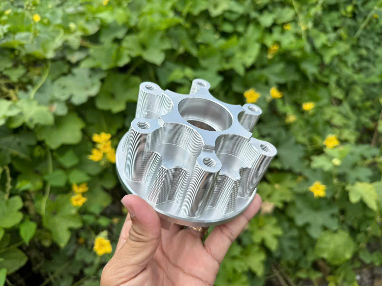 Cùi dĩa Exciter 150 nhôm CNC