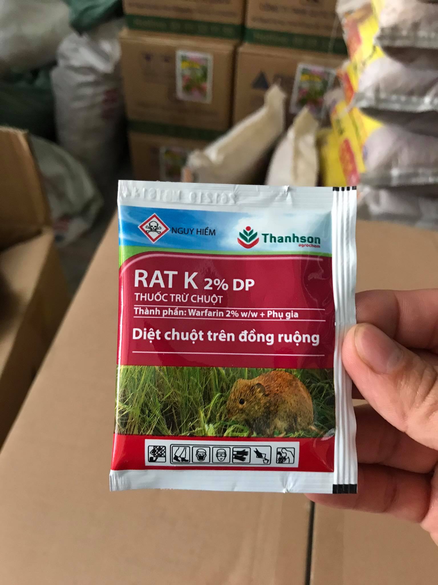 Thuốc trừ chuột rat k 2% dp