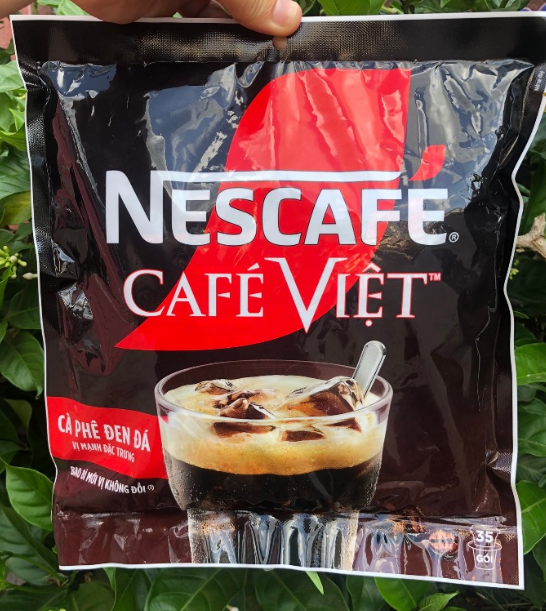 Cà phê đen đá nescafe café việt 2 trong 1 cà phê đen hoà tan