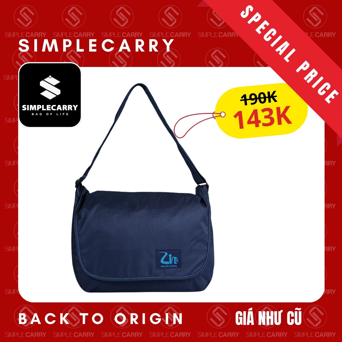 Túi Đeo Thời Trang SimpleCarry Zing Hugo