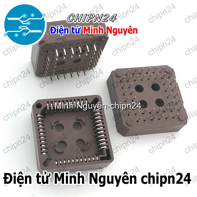 [1 cái] Đế IC PLCC44 DIP (Đế cắm IC 44 chân Vuông) - HH003581