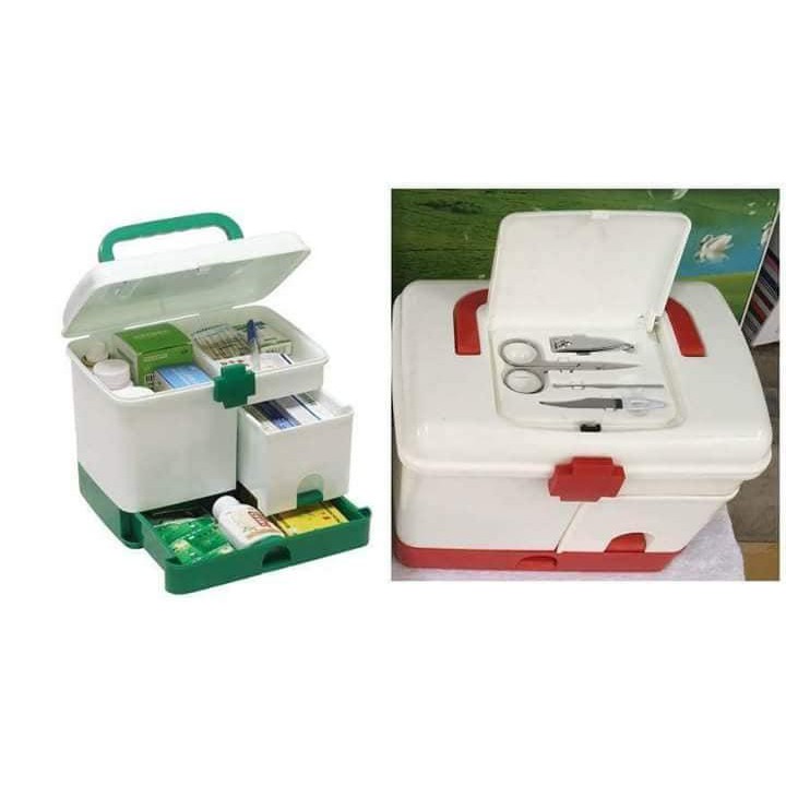 [Lấy mã giảm thêm 30%] HỘP ĐỰNG THUỐC DI ĐỘNG 3 TẦNG CAO CẤP