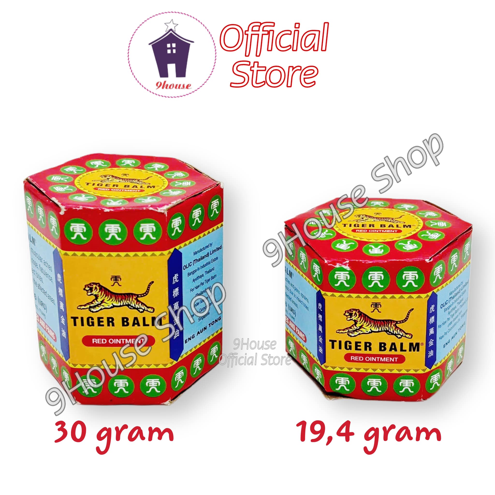 Dầu Cù Là Con Hổ Đỏ Thái Lan RED TIGER BALM (19,4gram)