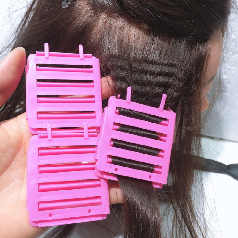 combo 6 kẹp bấm xù tóc dùng với thuốc uốn lạnh cao cấp