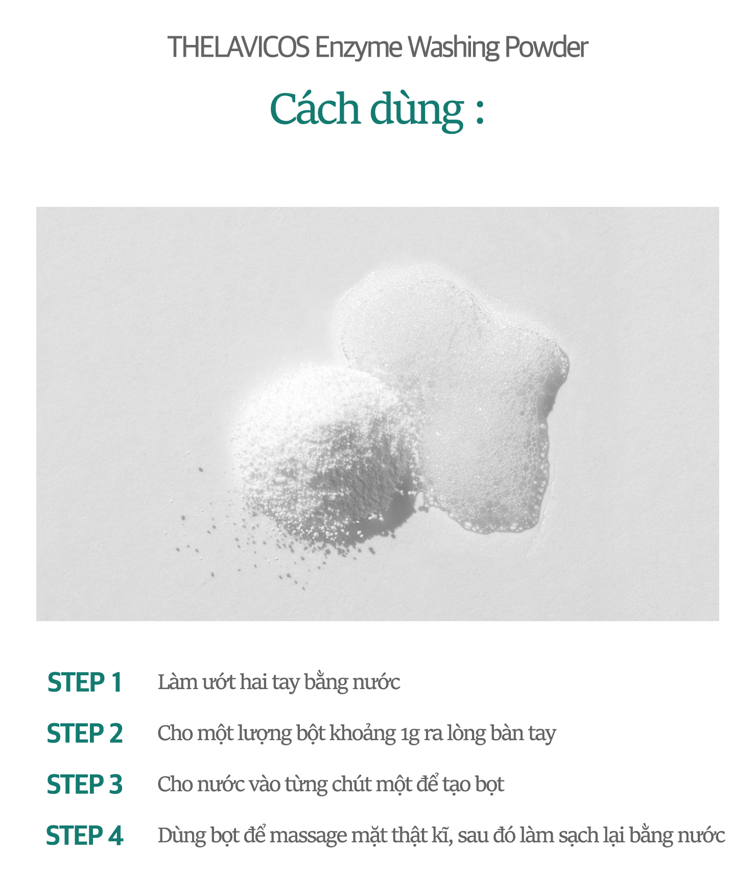 BỘT RỬA MẶT THELAVICOS ENZYME WASHING POWDER