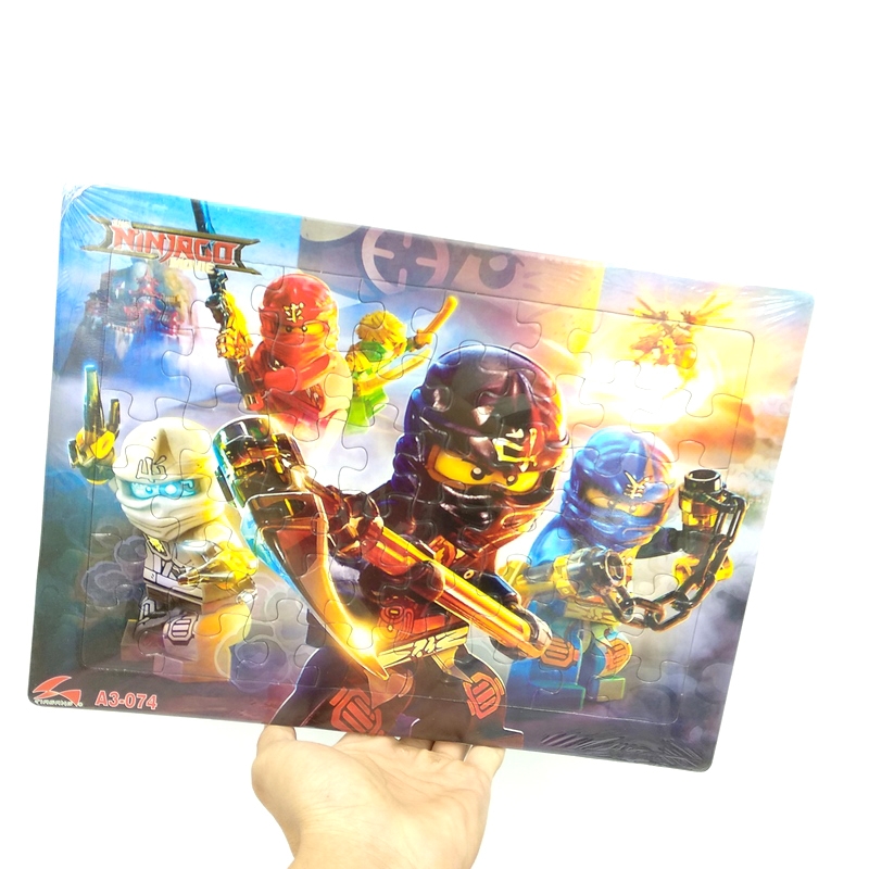 Tranh xếp hình a3 48 mảnh - ninja go a3-074