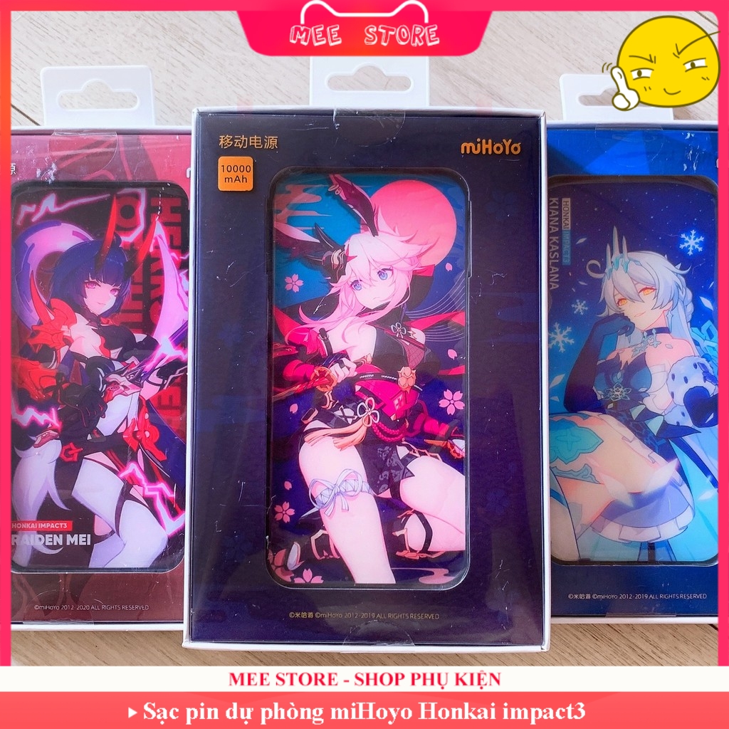 [miHoyo] Sạc dự phòng Honkai impact3 dung lượng 10.000mAh
