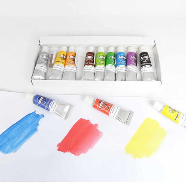 Màu nước Master Art Tempera 12 màu x 5ml (Thái Lan)