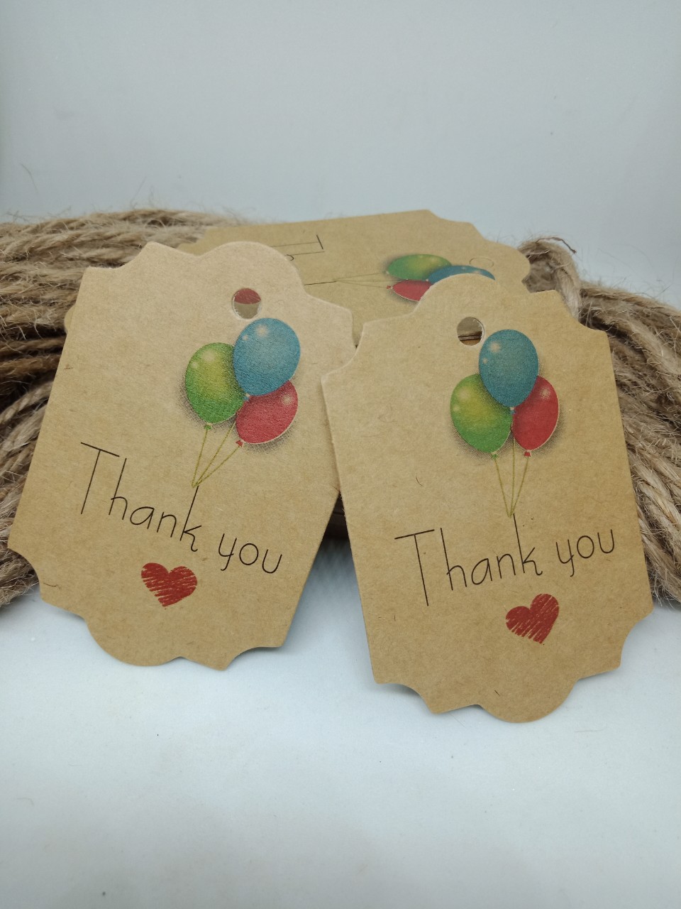100 tag giấy kraft