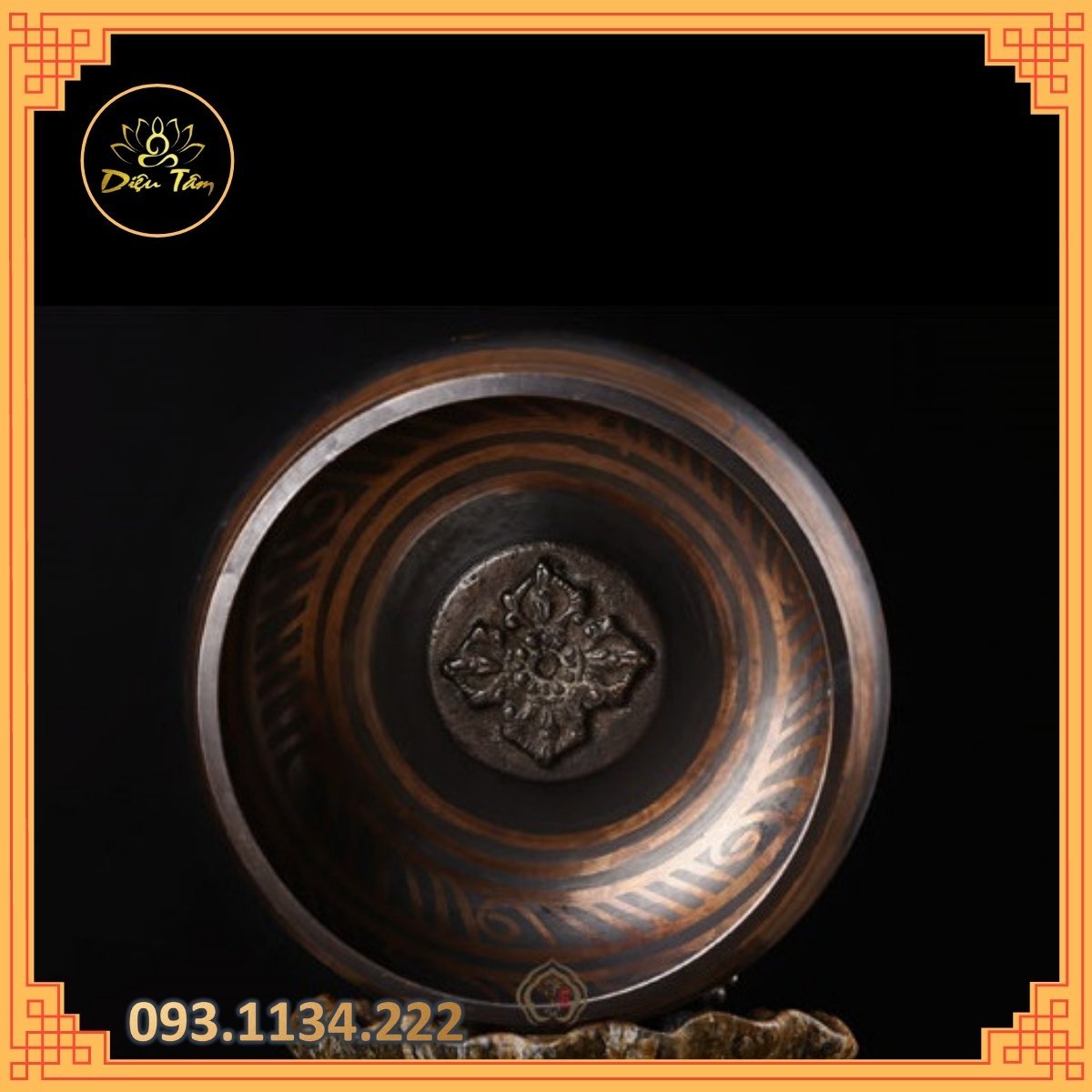 Feng Shui Church Tibetan rotating Bell