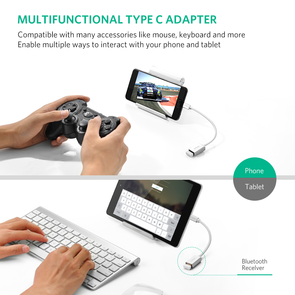 Cáp OTG USB TYPE-C sang USB 3.0 Ugreen 30702 Chính Hãng