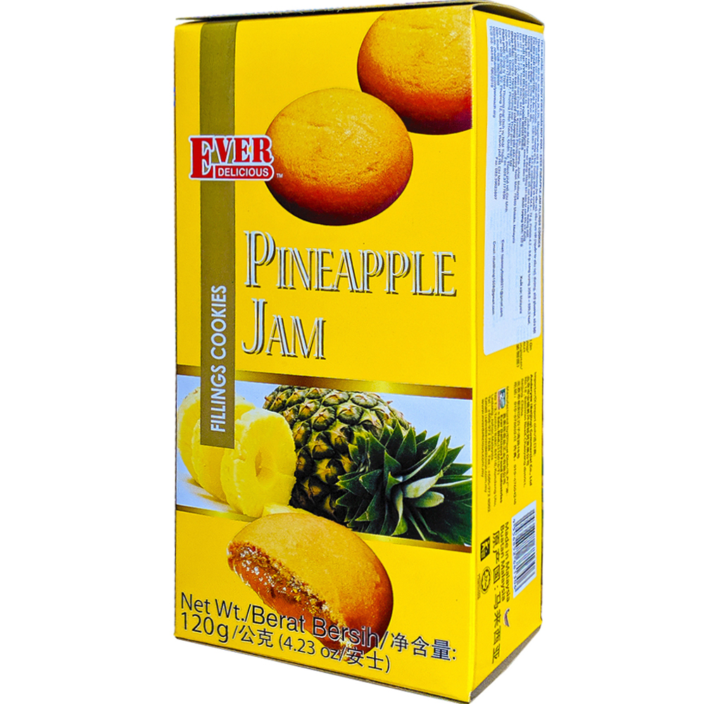 Bánh Quy Nhân Mứt Dứa Ever Delicious Cookies (Hộp 120g)