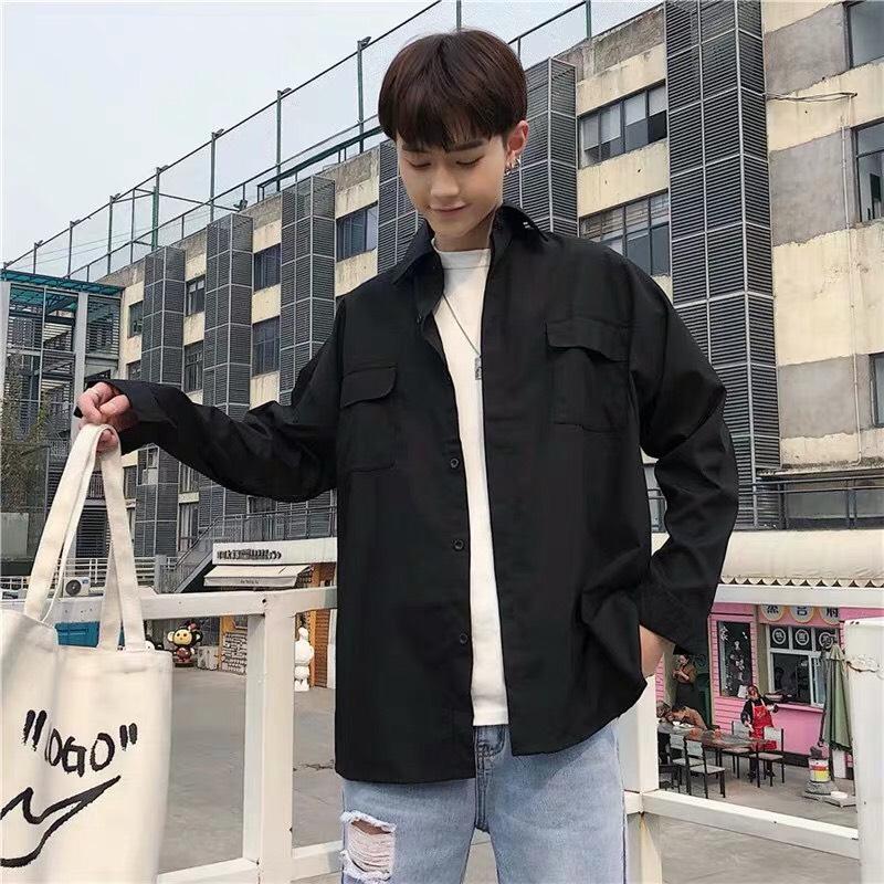 [HCM]ÁO KHOÁC SƠ MI NAM CÁ TÍNH PHONG CÁCH HÀN