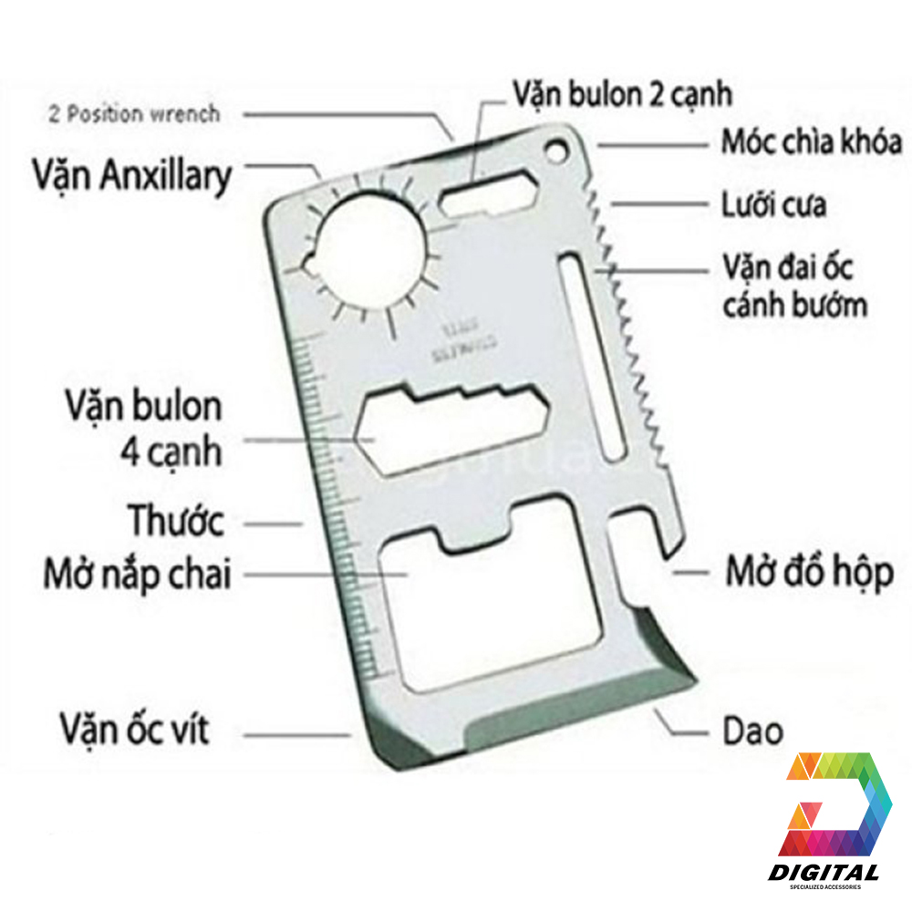 Miếng Thép Mini Đa Năng 12 Công Dụng