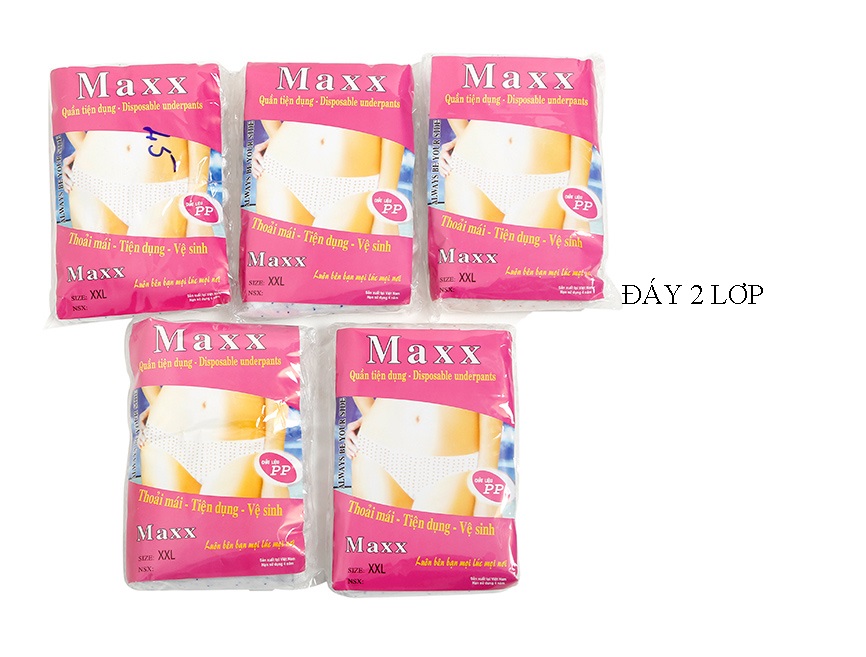 [HCMC] a combo of 25 Vietnam-made disposable paper panties (1-layered and 2-layered)-paper nursing underwear-1 PCs girls paper panties-travel diaper-premium paper underwear