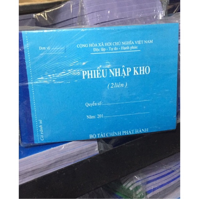 PHIẾU XUẤT KHO, PHIẾU NHẬP KHO A4 A5 1lien-2lien-3lien dày 60tr