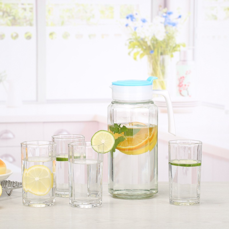 Bình Thủy Tinh Cao Cấp dung tích lớn. Kiểu Dáng có Tay Cầm Thuận Lợi