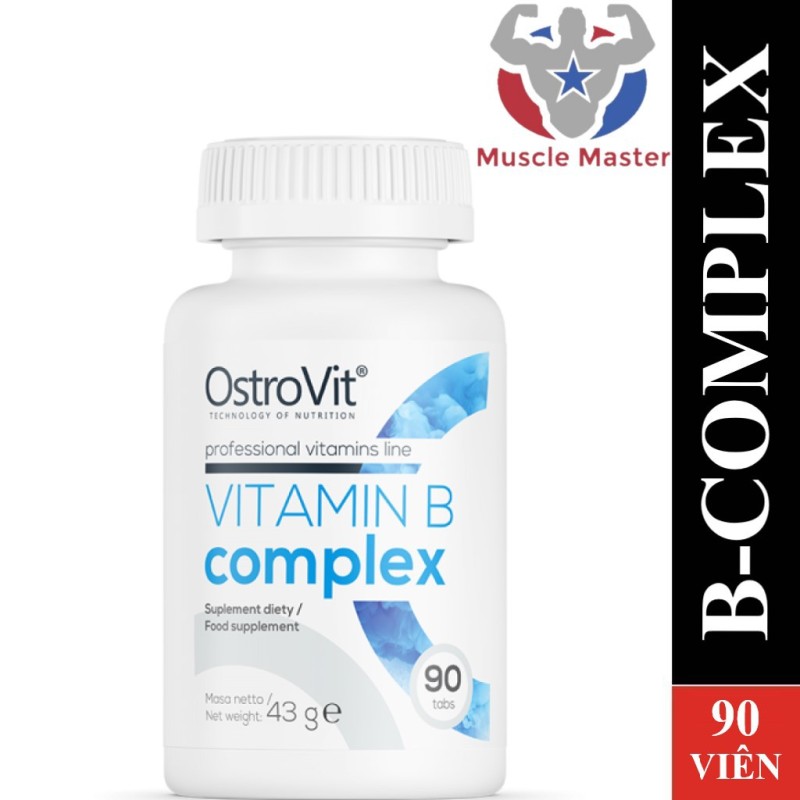 Viên Bổ Sung Vitamin B Tổng Hợp Ostrovit Vitamin B Complex 90 Viên nhập khẩu