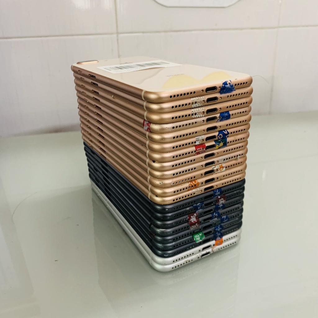 Vỏ zin tháo máy ip 8plus (màu vàng hồng, đen, trắng) 80%