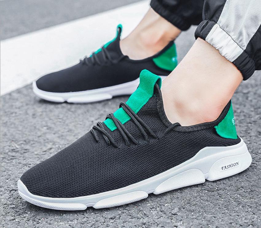 Giầy thể thao nam,giầy sneaker DA Xanh HI&T 3
