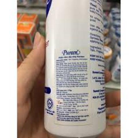 Phấn thơm dịu nhẹ Pureen  175g Xanh