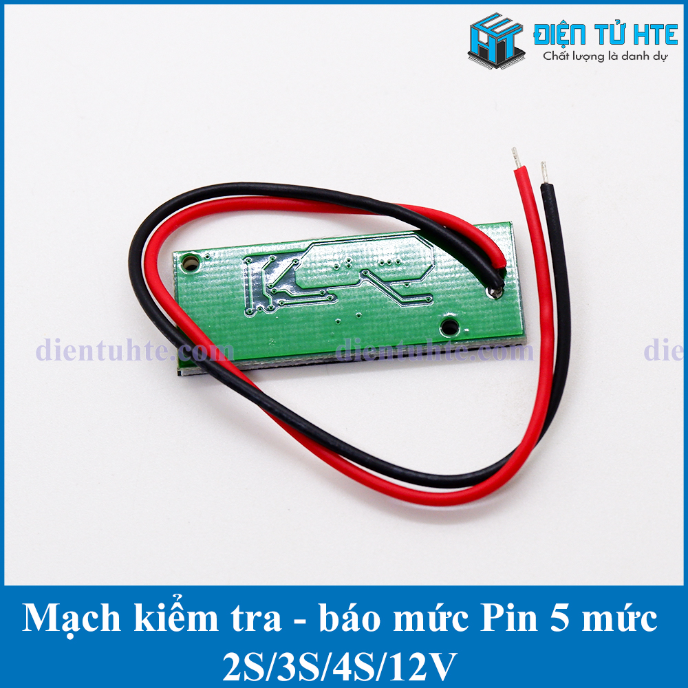 Mạch kiểm tra báo mức Pin Lithium 2S/3S/4S/12V Acquy