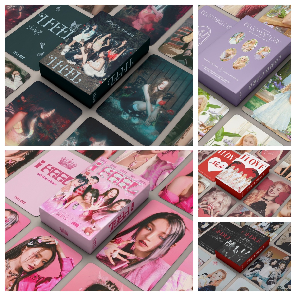 Tổng hợp set 55 lomo card (G)-IDLE