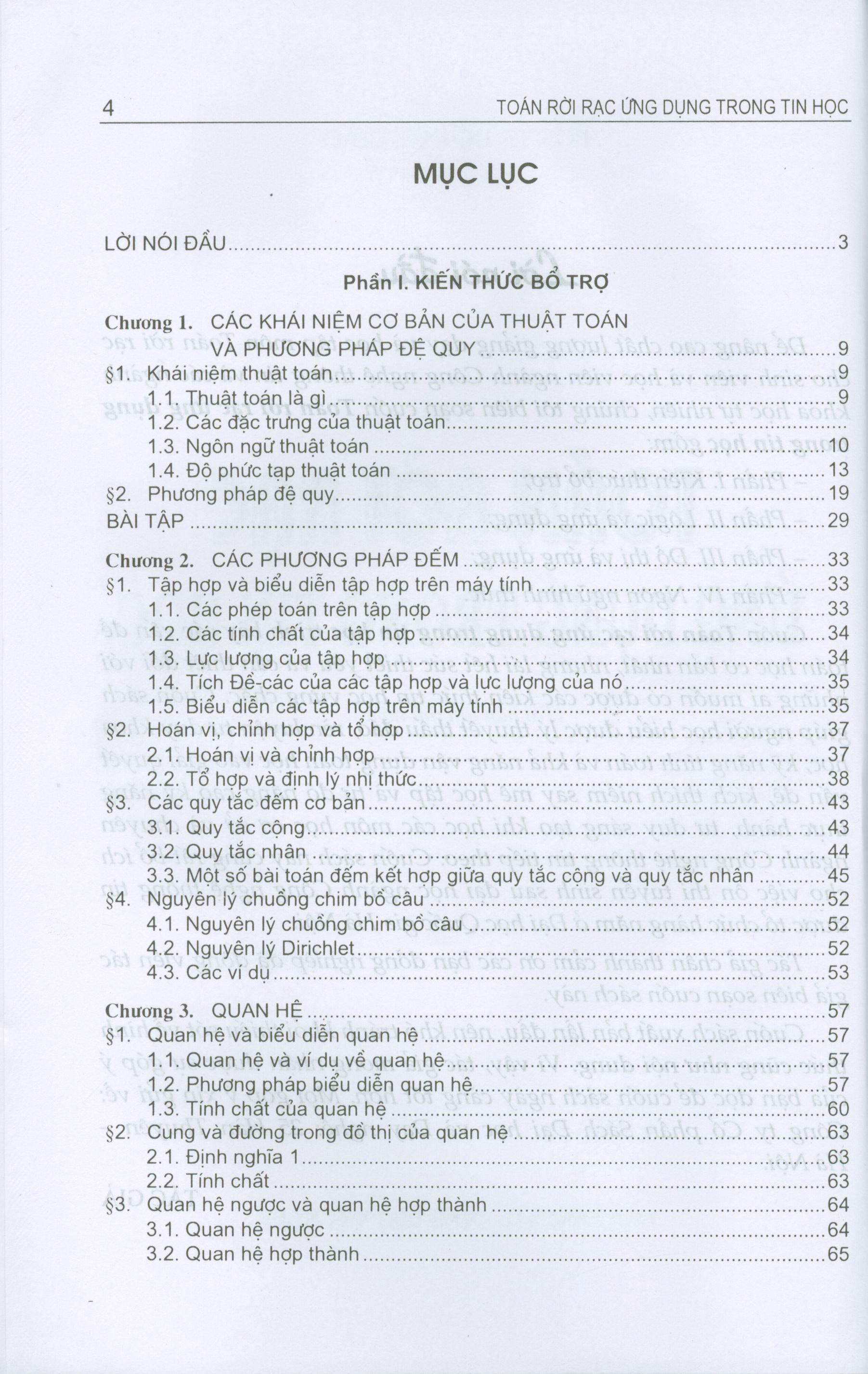 Toán rời rạc ứng dụng trong tin học
