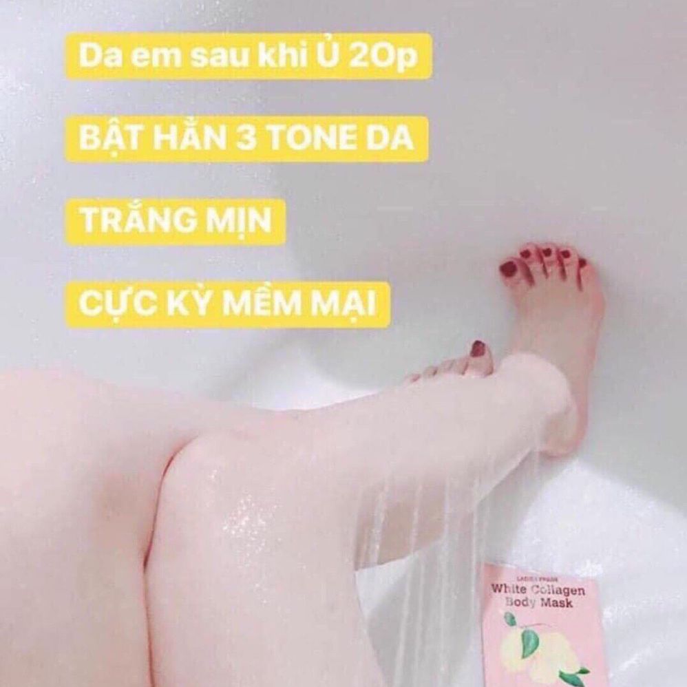 Tắm trắng chanh white collagen body mask