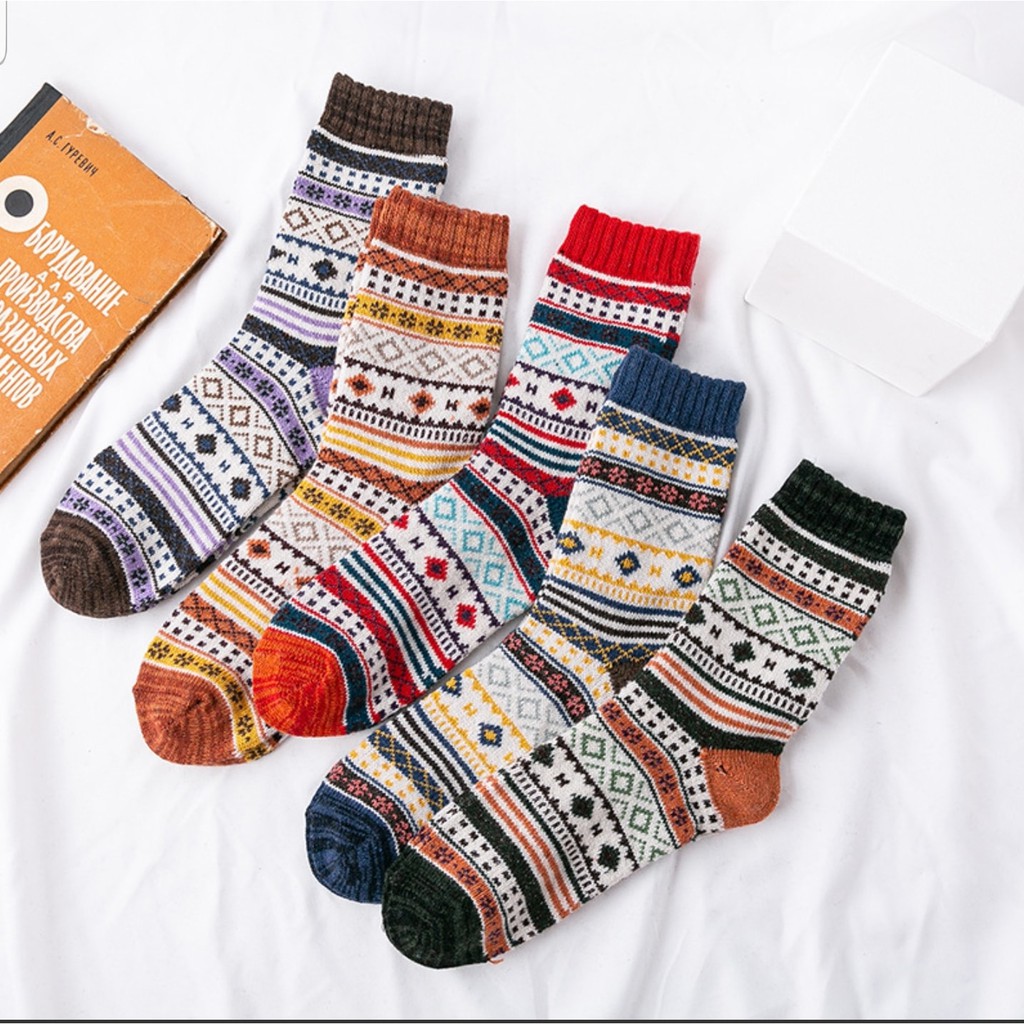 SET TẤT THỔ CẨM 5 ĐÔI 85k  M14