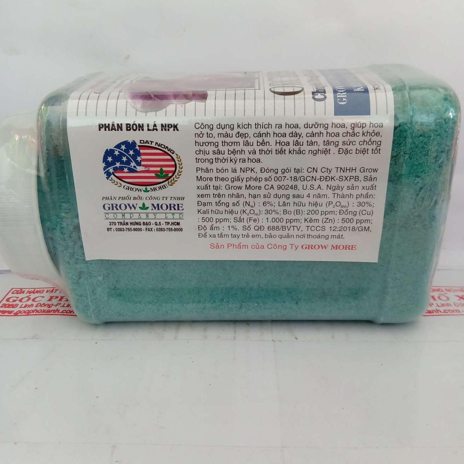NPK 6-30-30+TE Orchid Kích thích ra hoa lan 567gram