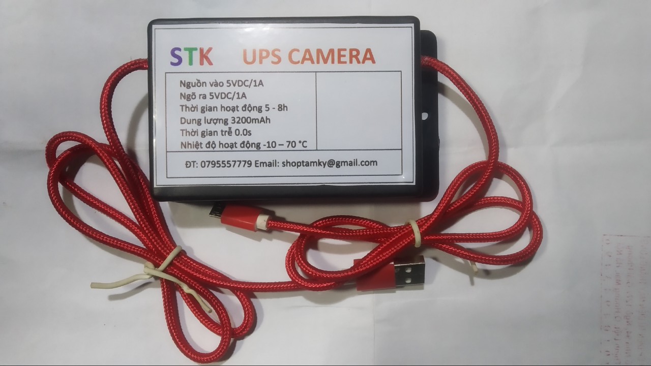 Combo power backup WiFi 12V + 5V