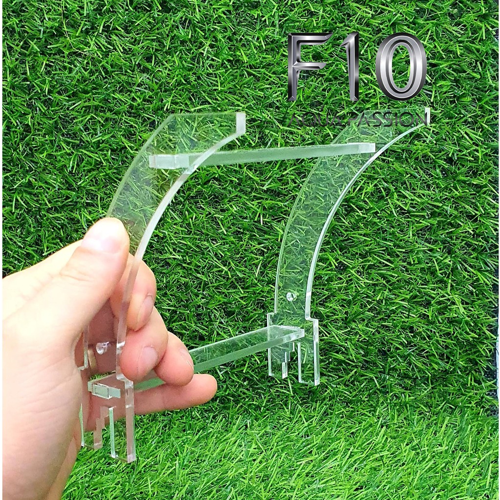 Chân gác đèn mica - Chân gác đèn thủy sinh - gác đèn bể cá - Loại cong xịn xò - 2 Cái