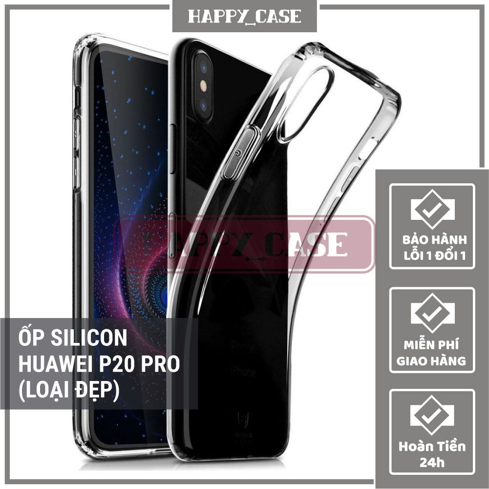 Ốp Lưng Điện Thoại Huawei P20 Pro (Loại Đẹp) Thin Transparent Silicon