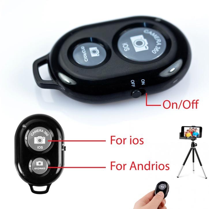 Remote Chụp Ảnh Cho Điện Thoại Bluetooth Shutter