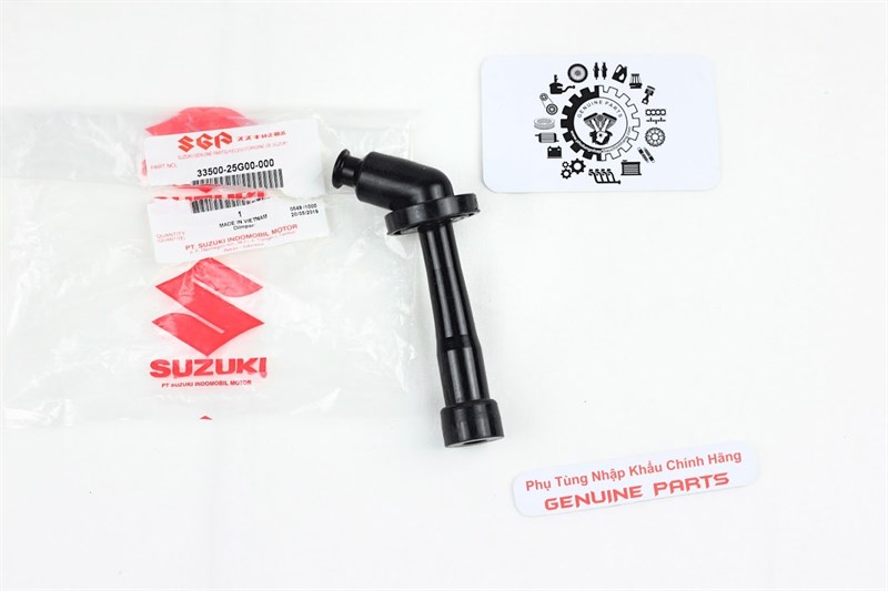 Chụp bugi satria raider, gsx, bandit chính hãng suzuki indo, tẩu nắp chụp bugi 33500-25g00-000