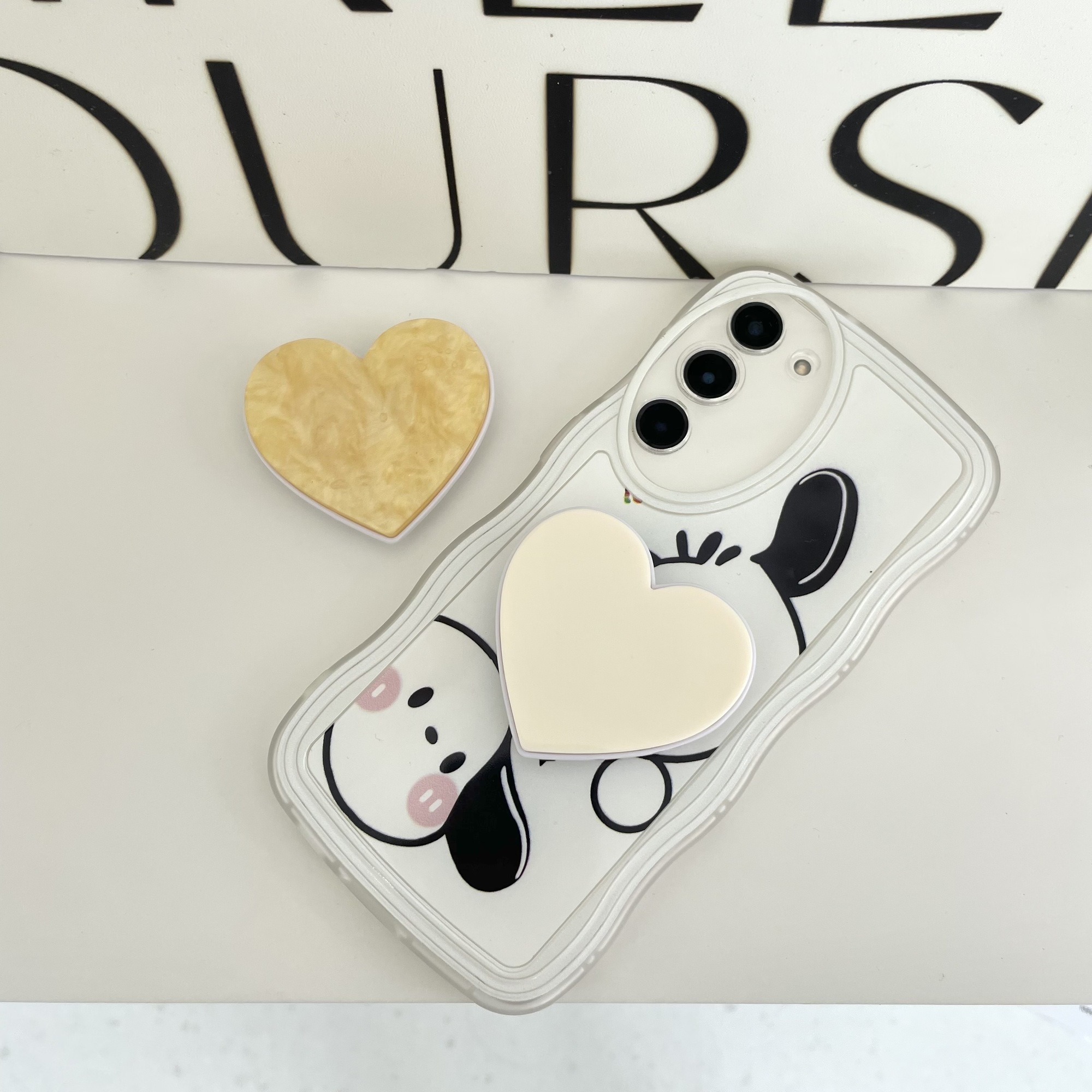 Giá đỡ điện thoại trái tim Modleaf Heart griptok Hàn Quốc