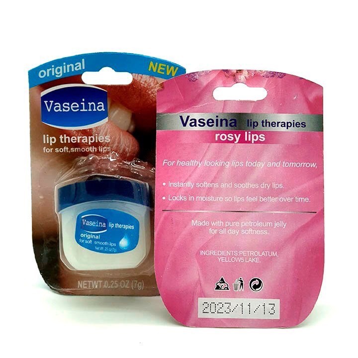 Dưỡng môi VASELINE 7g sáp dưỡng môi dạng thạch