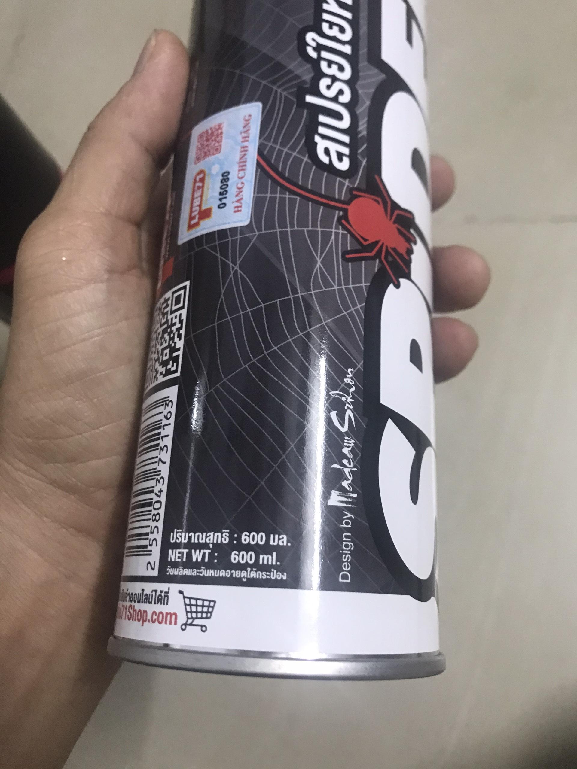 Chai xịt dưỡng sên Lube71 Spider Spray 600ml