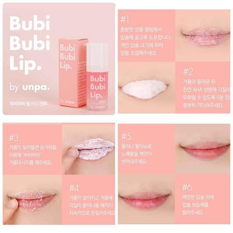 [HCM]TẨY TẾ BÀO CHẾT MÔI SỦI BỌT BUBI BUBI LIP