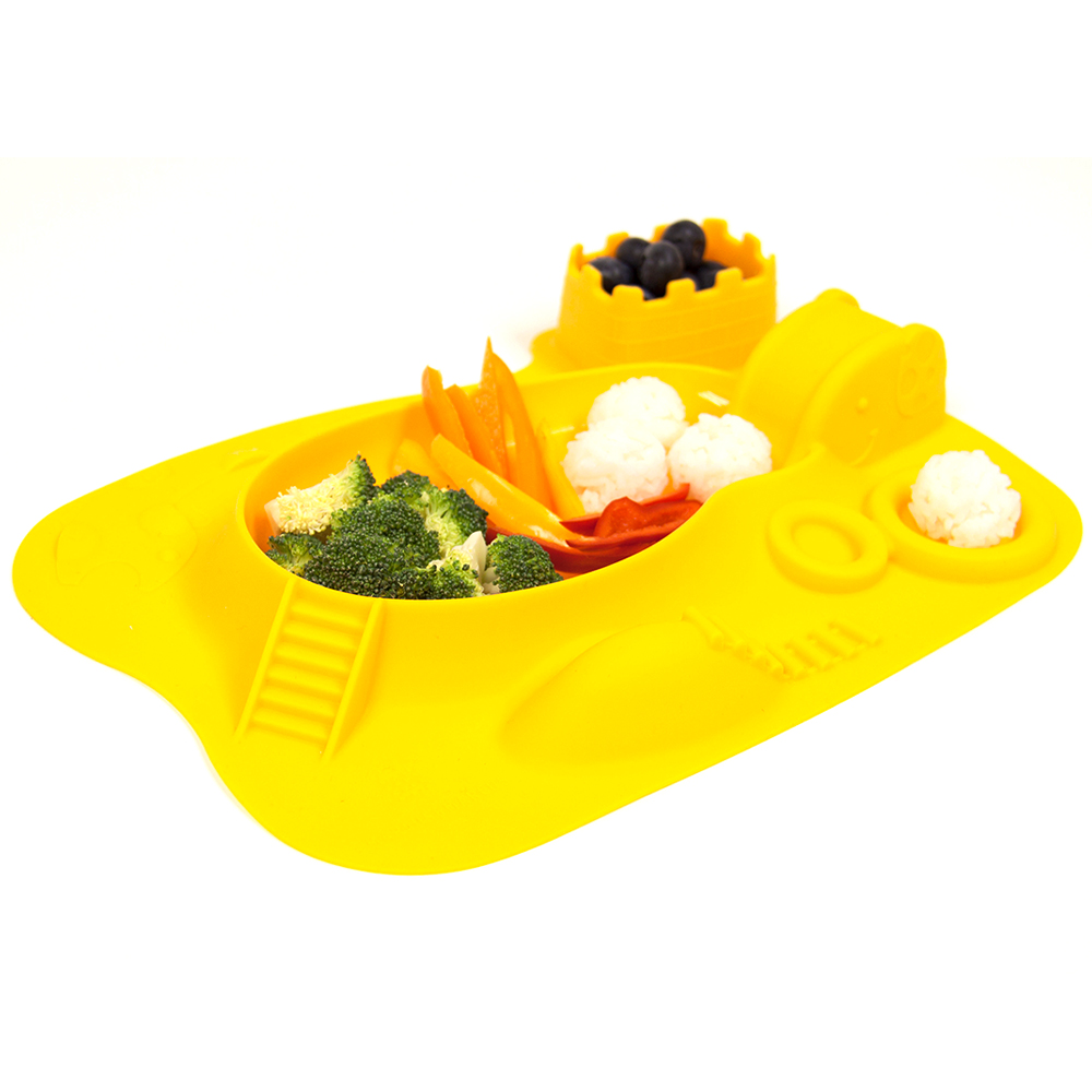 Khay ăn dặm silicon vui nhộn cho bé Marcus & Marcus, từ 6 tháng - Lola