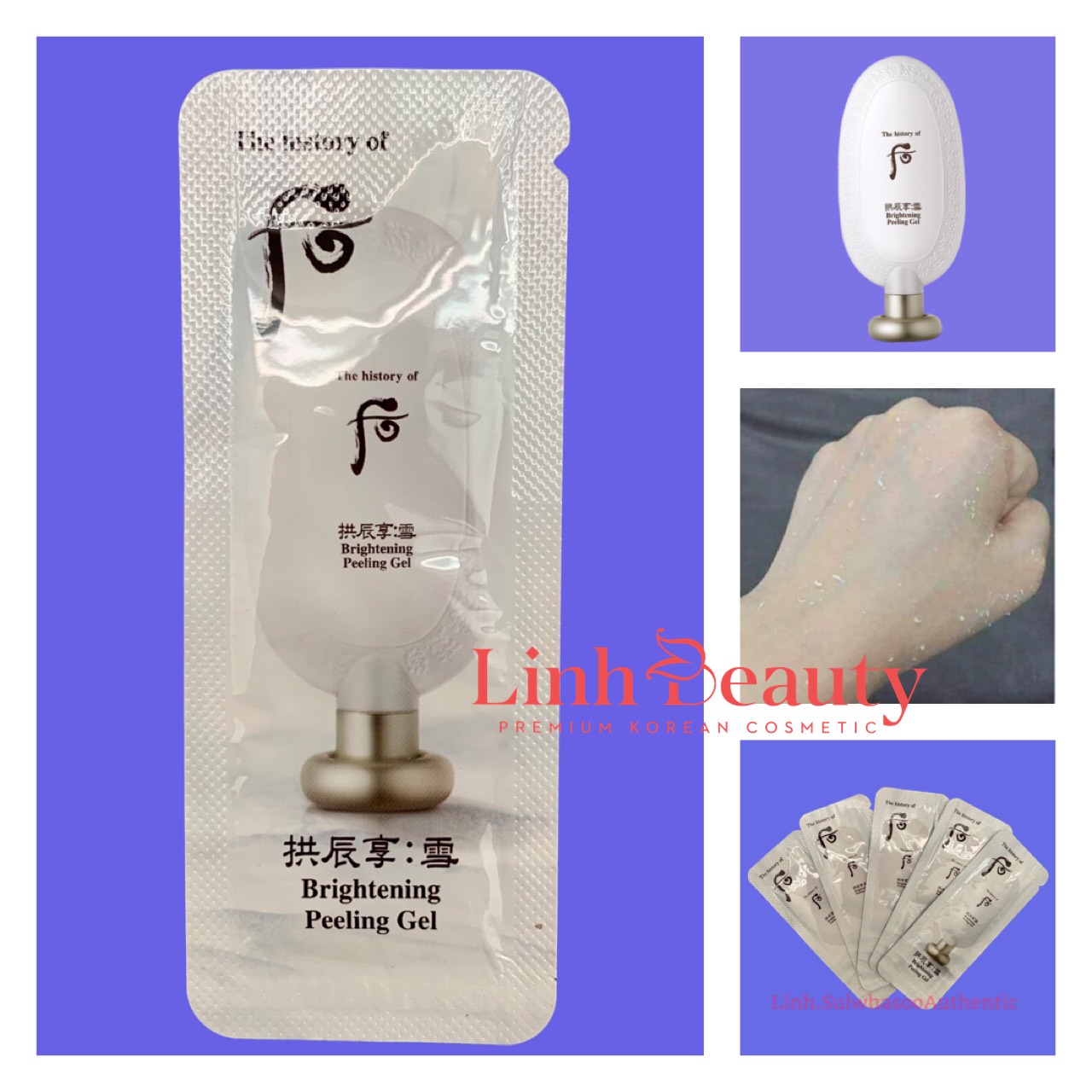 Gói Tẩy Da Chết Whoo Dạng Ký Giúp Làm Trắng, Sản Sinh Collagen