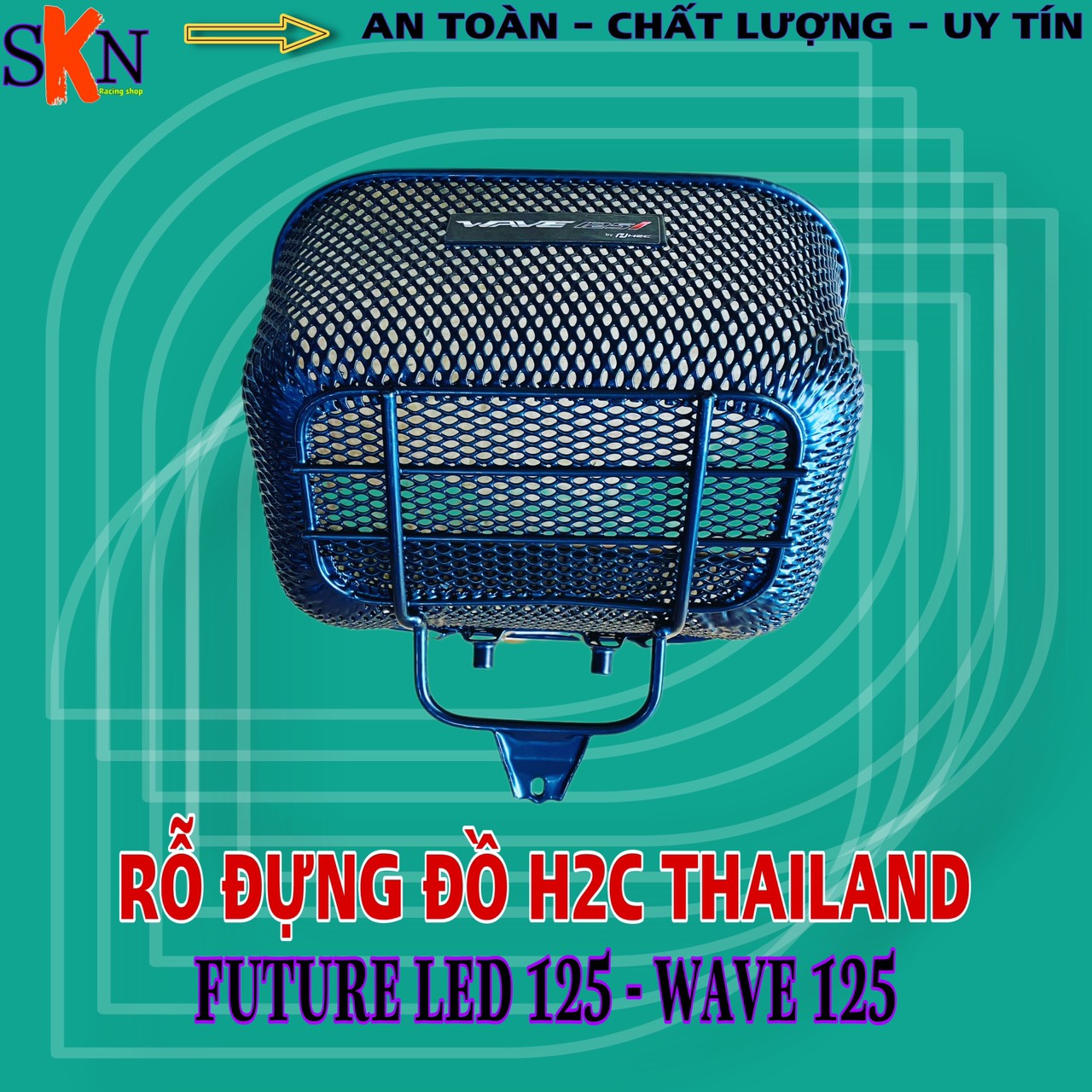 Future led-wave 125i portable storage basket
