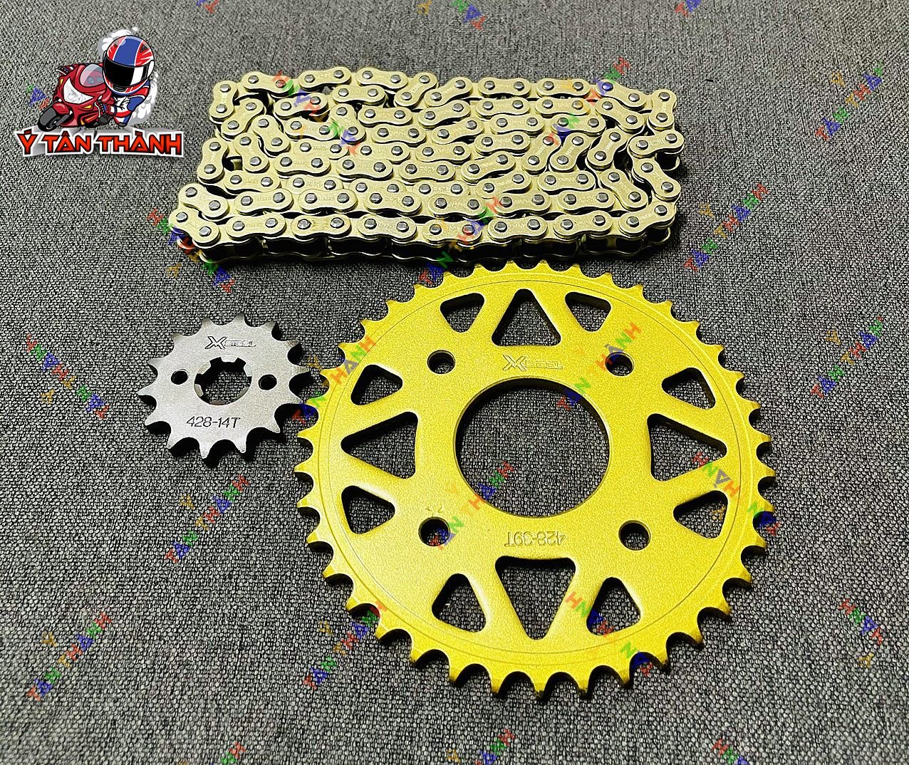 Nhông Sên Đĩa X1R Raider Satria Vàng