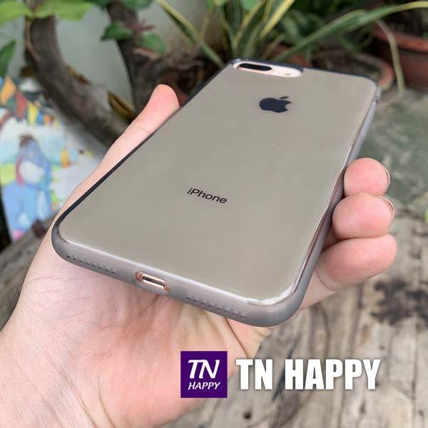 Ốp lưng dẻo đen mờ chống sốc cao cấp dành cho iPhone 7 Plus / iPhone 8 Plus - TN Happy phân phối