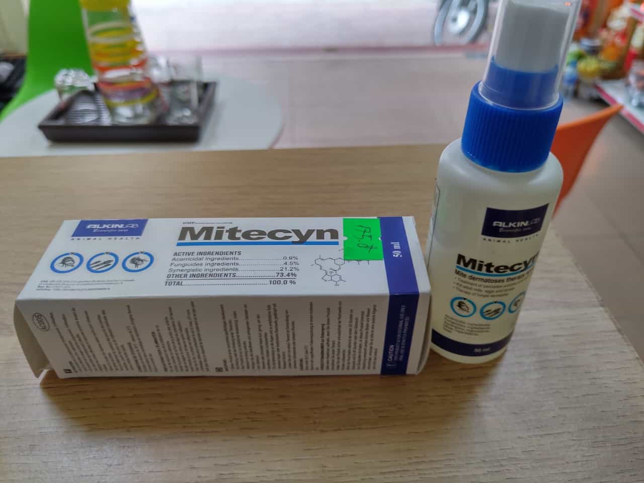 MITECYN c(hính hãng kỳ nam) Thuốc trị ghẻ, nấm, viêm da cho chó mèo thú cưng