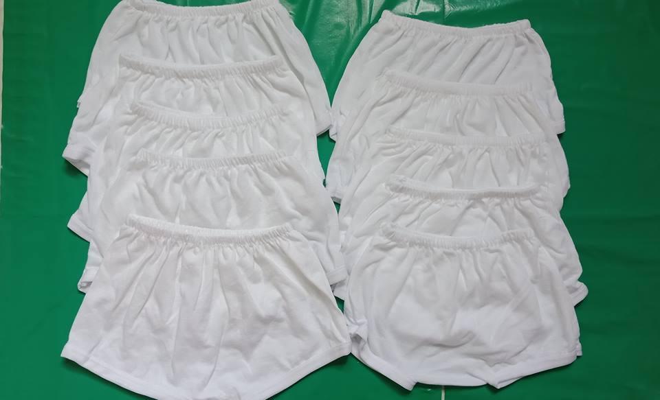 [HCM]5 quần thun trắng mịn cho bé sơ sinh đến 15kg