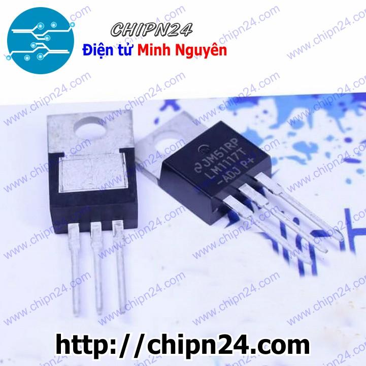 [2 con] (DIP) IC LM1117T-ADJ TO-220 (LM1117 1117 ADJ)