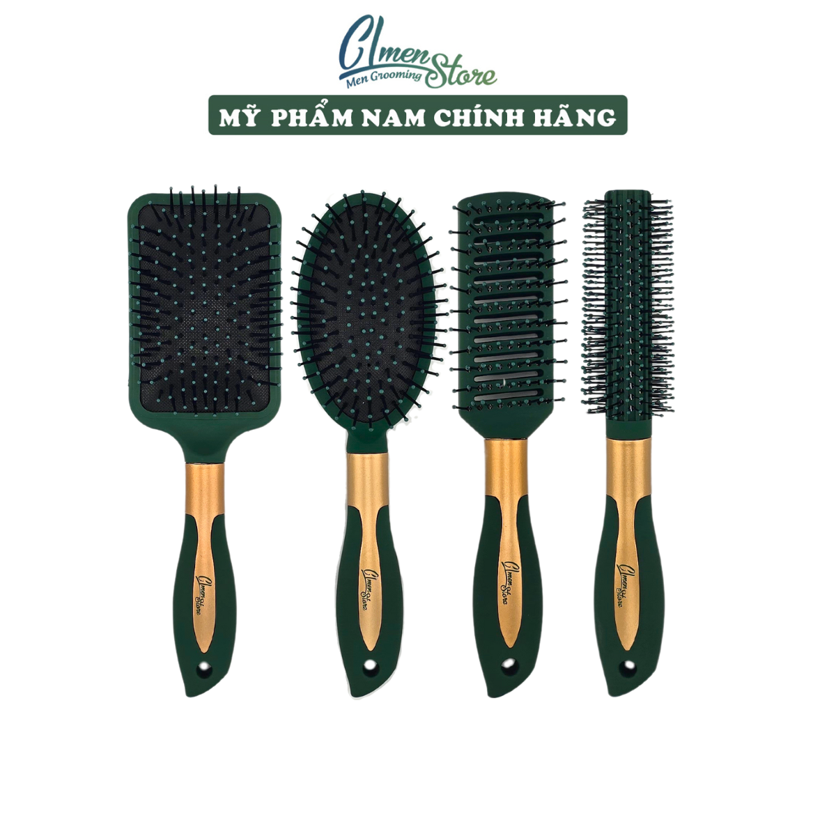 Combo Lược Sấy Tóc (Lược Dài - Lược Bán Nguyệt - Lược Tròn)
