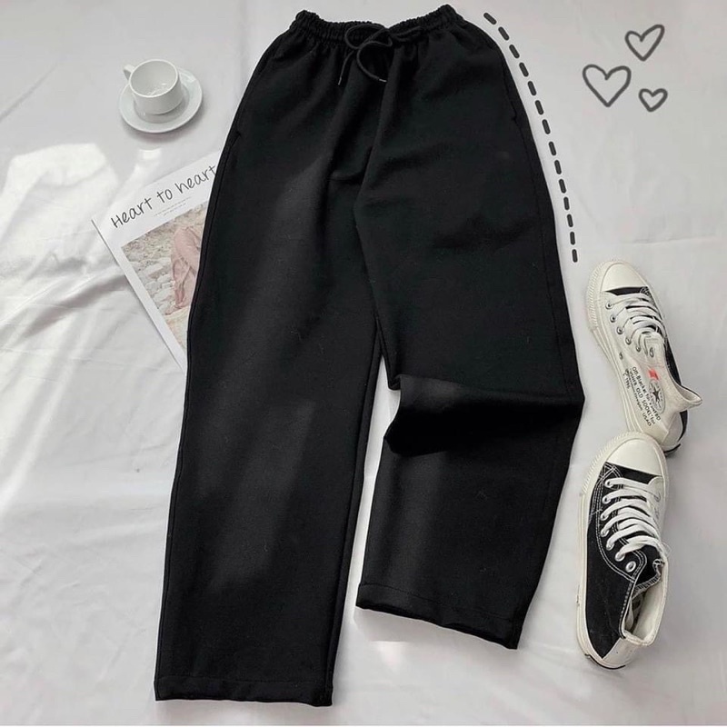 Quần basic thun pici - Nam nữ unisex
